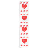 Chemin De Table Court Tablecloth Runner Valentines Dieu est Amour (Devant)