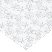 Chemin De Table Court Tablerunner blanc motif de Noël (Coin)