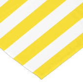 Chemin De Table Court Tailles blanches jaunes personnalisées Moderne Elé (Coin)