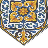 Chemin De Table Court Talavera Spanish Tile (Coin)