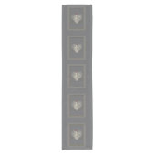 Chemin De Table Court Tapis de table d'amour (Devant)