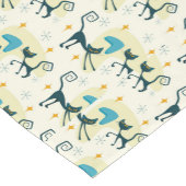Chemin De Table Court Tapis de table Kitty Atomique du Milieu du Siècle (Coin)