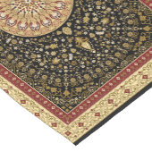 Chemin De Table Court Tapis perse rouge et noir (Coin)