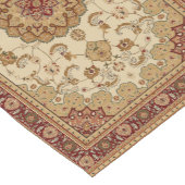 Chemin De Table Court Tapis perse rouge et tan (Coin)