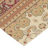 Chemin De Table Court Tapis perse rouge et tan (Coin)