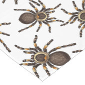 Chemin De Table Court Tarantula sur blanc (Coin)