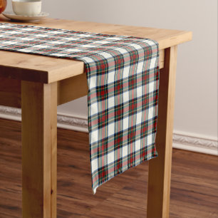 Chemin De Table Court Tartan de robe d'écossais de Stewart de clan