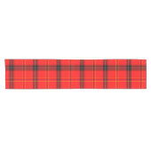 Chemin De Table Court Tartan rouge écossais (Horizontal)