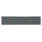 Chemin De Table Court Tartan vert de la marine (Horizontal)