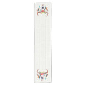 Chemin De Table Court Taureau blanc Motif (Devant)