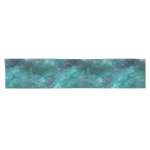 Chemin De Table Court Teal Galaxy Series Design 8 (Horizontal)