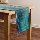 Chemin De Table Court Teal Galaxy Series Design 8 (In Situ)