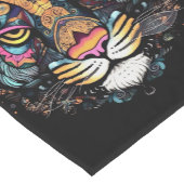 Chemin De Table Court Tête de tigre géniale (Coin)