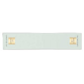 Chemin De Table Court Texte du logo commercial vert Sage (Horizontal)