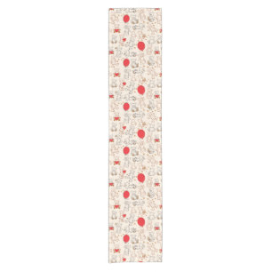 Chemin De Table Court Texture avec le nounours
