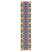 Chemin De Table Court Texture couleur Abstraite (Devant)