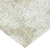 Chemin De Table Court Texture crème velours de marguerite florale (Coin)