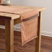 Chemin De Table Court Texture en bois (In Situ)