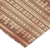 Chemin De Table Court Texture ethnique Brown (Coin)