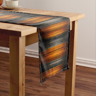 Chemin De Table Court Texture ponctuelle afrocentrique 