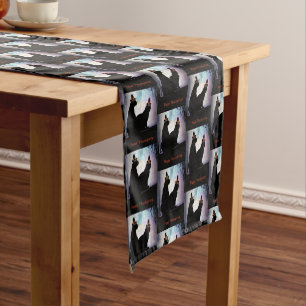 Chemin De Table Court Thanksgiving Kitties