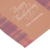 Chemin De Table Court Thanksgiving Russe Motif rose Retro (Coin)