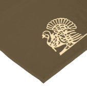 Chemin De Table Court THANKSGIVING TRADITIONAL TURKY table cloth (Coin)