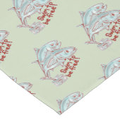 Chemin De Table Court Thon Poisson assaisonnant une boîte (Coin)