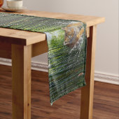 Chemin De Table Court Tiger et Bambou Grove (In Situ)