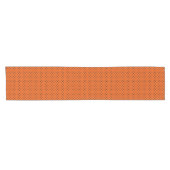Chemin De Table Court Tigre Orange et Points Noirs (Horizontal)