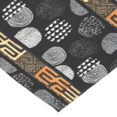 Chemin De Table Court Tissu de boue Tribal Africain (Coin)