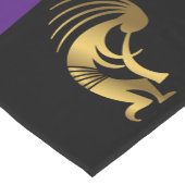 Chemin De Table Court Tissu de table Kokopelli noir violet sud-ouest (Coin)