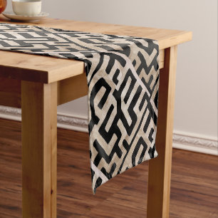 Chemin De Table Court Tissu Kuba africain