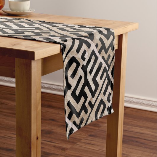 Chemin De Table Court Tissu Kuba africain (In Situ)