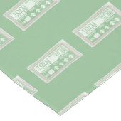 Chemin De Table Court Tofu Pop art emballage alimentaire (Coin)