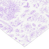 Chemin De Table Court Toile de lavande (Coin)