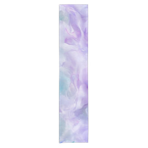 Chemin De Table Court Tourbillon de nuage bleu et violet