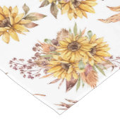 Chemin De Table Court Tournesols d'automne (Coin)