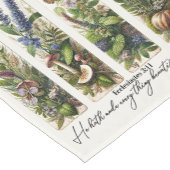 Chemin De Table Court Tout beau dans son temps botanique (Coin)