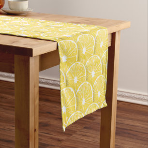 Chemin De Table Court Tranches de citron