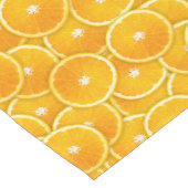 Chemin De Table Court Tranches orange (Coin)