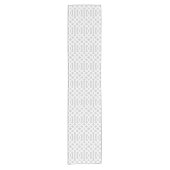 Chemin De Table Court Trellis gris (Devant)
