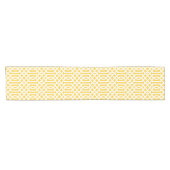 Chemin De Table Court Trellis jaune (Horizontal)