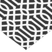 Chemin De Table Court Trellis noir et blanc (Coin)