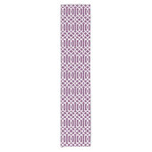 Chemin De Table Court Trellis prune violet (Devant)