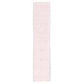 Chemin De Table Court Trellis rose clair (Devant)
