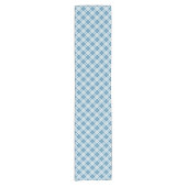 Chemin De Table Court Trendy Light Blue tartan (Devant)