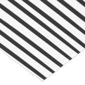 Chemin De Table Court Triangle noir et blanc (Coin)