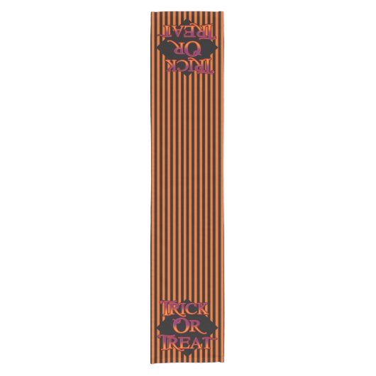 Chemin De Table Court Trick ou Treat Table Runner (Devant)