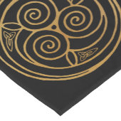 Chemin De Table Court Triple Celtic Knot Swirl Mandala Table Runer (Coin)